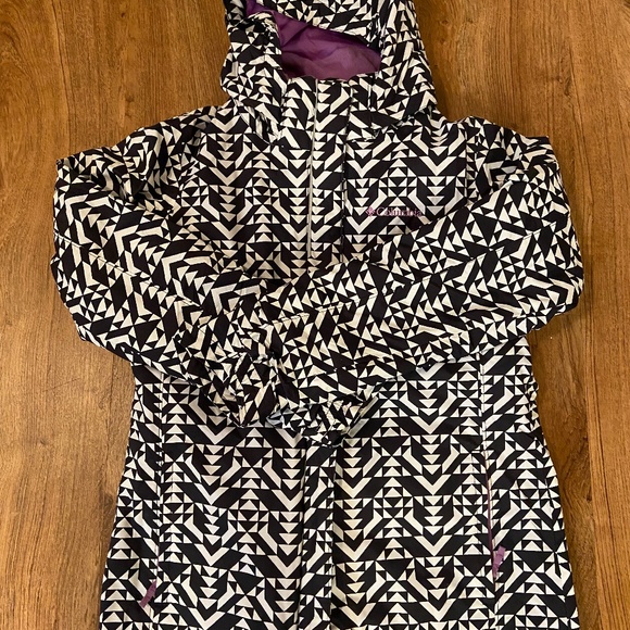 Columbia Girls’ Bugaboo™ II Fleece Purple/Black/White Interchange Jacket Size L - Picture 1 of 14